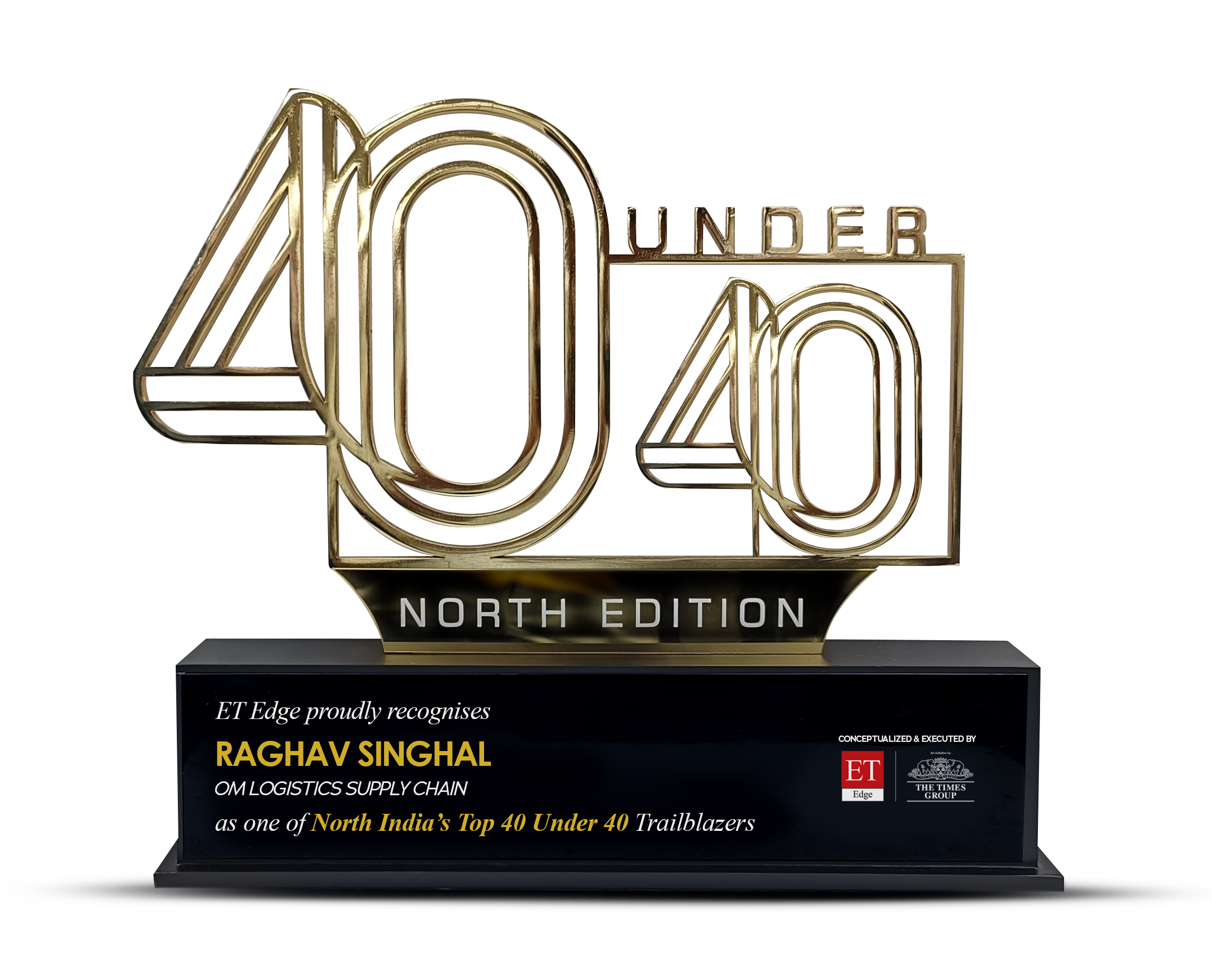 40 𝐔𝐧𝐝𝐞𝐫 40 – North Edition by ET Edge - Bennett Coleman & Co. Ltd. (The Times of India), 2025 icon
